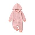 Canis Long Sleeve Zipper Hooded Jumpsuit for Baby