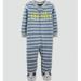 Just One You made by Carter s Baby Boys Little Brother Sleep N Play One Piece Pajama -(Grey/Blue Stripes 9 Months)