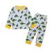 Boys Christmas Pajamas Kids Toddler Baby Boys Cotton Polka Dot Autumn Dinosaur Long Sleeve Pants Sleepwear Set Clothes Kids Christmas Pajamas Boys Shorts