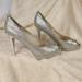 Michael Kors Shoes | Michael Michael Kors Sparkly Silver Platform Heels | Color: Silver | Size: 10