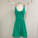 J. Crew Dresses | J.Crew Skater Dress. Fit And Flare. Green. Xs/Sp. | Color: Green | Size: Xs