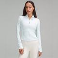 Lululemon Athletica Jackets & Coats | Lululemon Define Cropped Jacket Nulu Size 10 Sheer Blue Shrb | Color: Blue | Size: 10