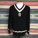 Polo By Ralph Lauren Sweaters | Euc Polo Ralph Lauren Switzerland V Neck Sweater Sz 2xlt | Color: Black/White | Size: 2xlt