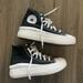 Converse Shoes | Converse Platform Black Sneakers | Color: Black/White | Size: 8