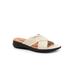 Women's Tillman 5.0 Slip On Sandal by SoftWalk in Bone (Size 9 M)