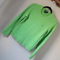 Ralph Lauren Sweaters | Lauren Ralph Lauren Green Cable Knit Pullover Sweater Womens Medium | Color: Green | Size: M