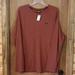 Under Armour Shirts | Men's Under Armour Waffle Knit Long Sleeve Shirt - Xxl | Color: Red | Size: Xxl