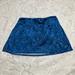 Athleta Skirts | Athleta Women's Swim Skirt Blue Paisley Design | Color: Blue | Size: M