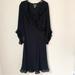 Ralph Lauren Dresses | Lauren Ralph Lauren Black Silk Midi Dress | Color: Black | Size: 8