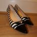 Kate Spade Shoes | Kate Spade Black And White Stripe Kitten Heel, Size 8, Never Worn | Color: Black/White | Size: 8