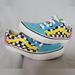 Vans Shoes | Colorful Vans Lace Ups. Women's Size 7. | Color: Blue/Pink | Size: 7