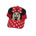 Disney Accessories | Disney Minnie Mouse Red And White Polka Dot 3d Hat Child Size Adjustable | Color: Red/White | Size: Osg