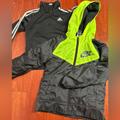 Nike Jackets & Coats | Kids Nike Jacket Fleece Adidas Track Jacket Neon 5 6 | Color: Yellow | Size: 6g