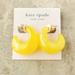 Kate Spade Jewelry | Kate Spade Yellow Adore-Ables Huggie Earrings New W/Dust Bag | Color: Gold/Yellow | Size: Os