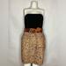 Anthropologie Dresses | Anthropologie Gisele Barbosa Sleeveless Mini Dress With Belt | Color: Black/Tan | Size: S