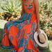 Anthropologie Dresses | Anthropologie Barok Tiered Printed Maxi Dress | Color: Green/Orange | Size: S