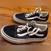 Vans Shoes | Kids Vans Off The Wall Old Skool Navy Canvas Sneakers | Color: Blue/White | Size: 6b