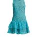 Michael Kors Dresses | Michael Michael Kors Eyelet Fit & Flare Dress Size 10 Turquioise Dress | Color: Blue | Size: 10