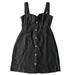 Anthropologie Dresses | Anthropologie Maeve Twist-Front Mini Dress Linen Blend Black Medium | Color: Black | Size: M