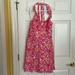 Lilly Pulitzer Dresses | Hot Pink And Yellow Chum Bucket Pattern Lilly Pulitzer Halter Sun Dress | Color: Pink/Yellow | Size: 12