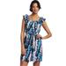 Lilly Pulitzer Dresses | Lilly Pulitzer Maya Foxy Foxglove Floral Belted Dress | Color: Blue/Pink | Size: S