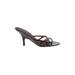 Nine West Sandals: Brown Snake Print Shoes - Women's Size 8