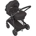 GRACO Transform 2 in 1 Kinderwagenset Kombikinderwagen mit Babywanne und Buggy in einem klein zusammenklappbar mit Regenschutz und Fußsack 0-22 kg, Black, 6EC999BLCEU, 1 Stück (1er Pack)