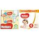 Huggies Pure Feuchte Baby Pflegetücher, 10er Pack (10x 56 Stück) + Huggies Windeln Ultra Comfort Baby Größe 4 Monatsbox, 1er Pack (1 x 150 Stück)