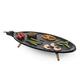 Princess Elypse Pure Tischgrill, Oval Raclette, 60x30cm Bratfläche, 1,8m Kabellänge, 2000 Watt, regelbares Thermostat, 103200