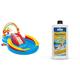 Intex Rainbow Ring Play Center - Kinder Aufstellpool - Planschbecken - 297 x 193 x 135 cm & Söll 31430 AquaDes Pool-Desinfektion flüssig 1 l - wirksame Poolreinigung Wasserpflege gegen Bakterien