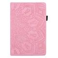 Compatible with Lenovo Tab E10 (TB-X104F) 10.1 Inch 2019 Slim Lightweight Embossed PU Leather Flip Holder Tablet PC Case Card Slot Tablet Case (Color : Pink)
