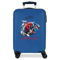 Marvel Spiderman Geo Blue Cabin Suitcase 37 x 55 x 20 cm Rigid ABS Combination Lock 34 Litre 2.6 kg 4 Double Wheels Hand Luggage