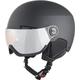 ALPINA Unisex - Adult, ARBER VISOR ski helmet, black matt, 58-61 cm