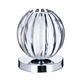 Searchlight 1811CL Chrome Touch Table Lamp with Clear Acrylic and Frosted Glass