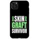 Hülle für iPhone 11 Pro Max Skin Graft Survivor Green Ribbon Outfit Brandbehandlung