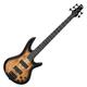 Ibanez GIO Series GSR205SM-NGT - 5 String - Spalted Maple - Electric Bass Guitar with Bass Boost - Natural Gray Burst