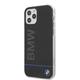 BMW Hard Case PC + TPU Blue Line für Apple iPhone 12, 12 Pro schwarz BMHCP12MPCUBBK