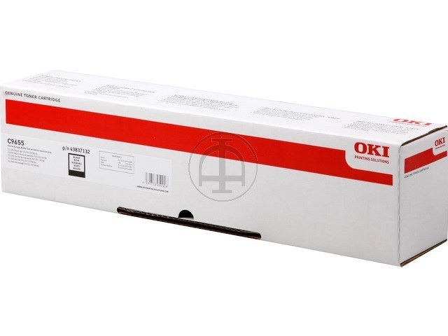 Laser/Kopierer OKI 43837132 OKI C9655 TONER BLACK Image