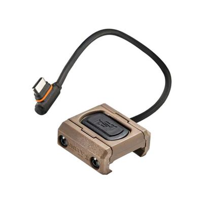 Unity Tactical MBLFDEUC7 Modbutton Lite Single Lead Flat Dark Earth USB-C