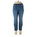 Nine West Jeans - Mid/Reg Rise: Blue Bottoms - Women's Size 12