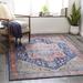 Blue/Yellow 60 x 0.08 in Area Rug - Langley Street® Fleckenstein Oriental Navy/Peach Area Rug Polyester | 60 W x 0.08 D in | Wayfair