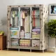 Bedroom Clothes Hanging Storage Wardrobe Dormitory Storage Cabinet Simple Cloth Wardrobe Fabric