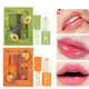 Lip Balm&Lip Gloss Set PH Color Change Honey Avocado Moisturizing Long Lasting Lips Care Light Pink