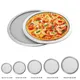 Aluminum Pizza Pan Mesh Rust Resistant Metal Bread Pan Eyelet Design Hollow Pie Mesh Baking