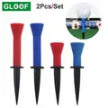 2 Teile/satz Gummi Kissen Top Golf Tees 58mm/76mm Rot Blau Farbe Golf Üben für Golfer