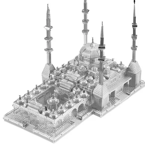 "3D Metall Puzzles von ""Das Herz von Tschetschenien Moschee"" DIY Russland Berühmte Architektur Modell"
