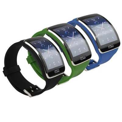 Armband für Samsung Galaxy Gear S R750 Smart Watch Ersatz Silikonband Uhrenarmband für Gear SM-R750