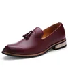 Herren Echt leder Schuhe Bankett Kleid Schuhe Business Konferenz Büro Herren Freizeit schuhe Mode spitze Lederschuhe rot