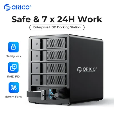 ORICO 95 Serie Multi Bay 3.5 ''Aluminium HDD Docking Station SATA zu USB 3 0 150W Interne HDD