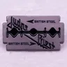 Steel Manufacturer Company Logo Enamel Pin Vintage Brooch